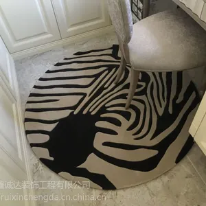 北京厂家直接定制别墅客厅羊毛地毯