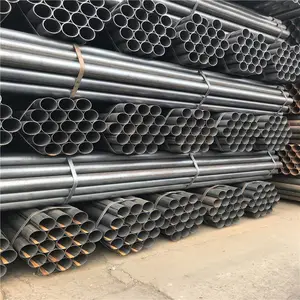 销售高频焊接直缝钢管 Q235建筑用DN40脚手架管 Q195薄壁2寸直缝焊管