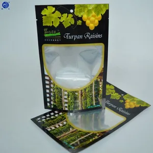 镀铝开窗袋 彩色开窗自立自封袋 茶叶花茶坚果密封食品包装袋