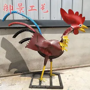 景区创意轮胎景观工艺品公园绿地油彩绘十二生肖动物景观艺术装饰摆件