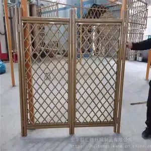汇腾 景区不锈钢护栏 张家界新农村改造仿竹护栏 村庄草坪仿竹栏杆