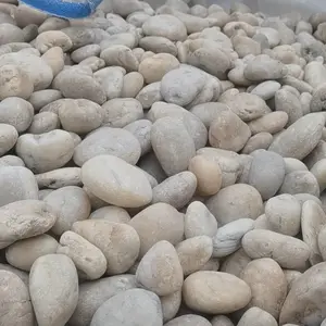 湖北黄白鹅卵石3-5公分 鹅卵石厂家直销