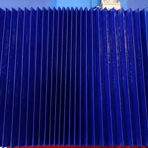 定制风琴式防护罩 防油耐磨伸缩式防护罩 加工中心钢板防护罩