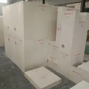 出售 马蹄焰电熔锆刚玉 熔块窑炉AZS锆刚玉砖