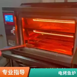 江边城外烤鱼匠子烤鱼玖子仟弘电烤鱼炉智能控温商用烤鱼炉子