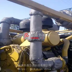 柴油发动机隔热套 汽油发动机隔热罩 船舶发动机隔热套 可拆卸排气管隔热套 热盾