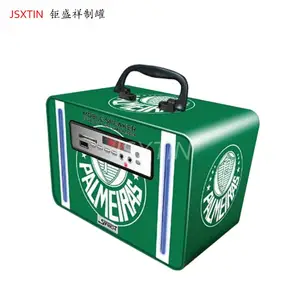 蓝牙音响铁盒 马口铁金属提手电子包装盒定制