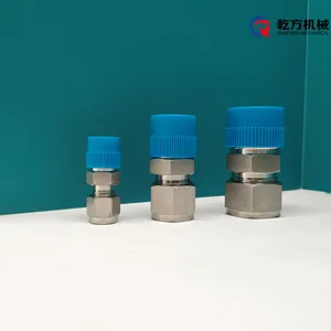 316L 直通终端接头 卡套直通接头 双卡套直通 不锈钢直通