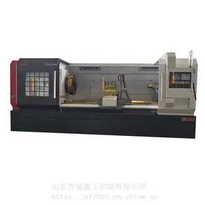 乔福重工QK1322-1500数控车床加大主轴孔双卡盘数控车床