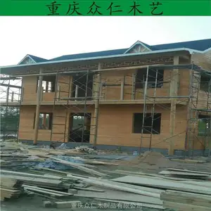 景区碳化木休闲木屋 民宿度假木房子批发 众仁木艺