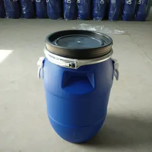 齐华厂供应30升出口塑料桶30公斤法兰桶卡子桶30kg化工废液包装桶
