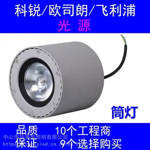 室外廊道灯具led防水筒灯雨棚吸顶明装下照投光灯
