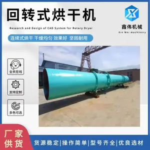 养殖畜牧业粪便烘干设备 鸡粪猪粪滚筒式干燥机 滚筒刮板干燥机