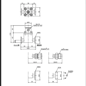 玉科精品供应 MIYUKI美幸辉 AB-J150 真空L型阀门 AB系列