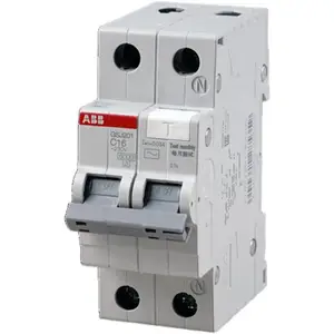 ABB进口漏电保护 空气开关GSN201L C6/10/16/25 AC30单极双线1P+N