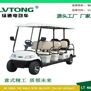 绿通电动摆渡车 适用于景区 小区 园区游览车 八人座电动车