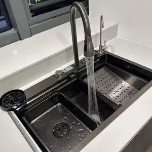 304不锈钢水槽:单槽/双槽可选,尺寸定制,抗腐蚀耐高温
