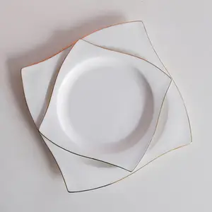 唯奥骨瓷供应餐具 西式陶瓷碗盘碟套装 定制礼品