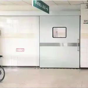 生产医院手术室气密电动平移门防夹感应门平开门