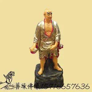 树脂十八罗汉佛像批发 伏虎罗汉 玻璃钢十八罗汉神像 降龙罗汉 长眉罗汉