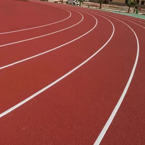 江西赣州透气型塑胶跑道 学校操场地垫