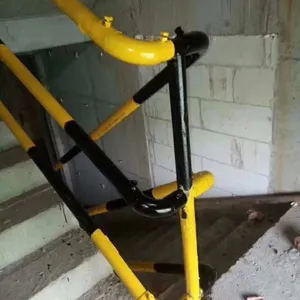 包头厂家直销工地楼梯临时护栏,楼梯临时扶手