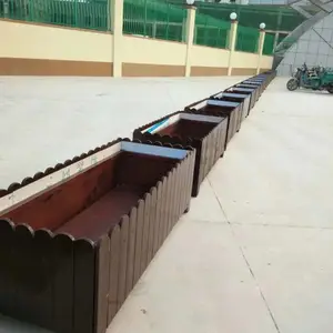 厂家直销园林防腐木花箱