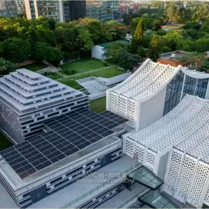 ***堂屋顶UHPC镂空墙：UHPC幕墙下的独特光影效果