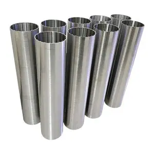 V型不锈钢丝网管_304 直径48mm 过滤器用 绕丝筛管