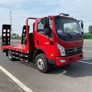 供应小挖机拖车 挖机平板拖车