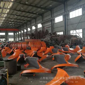 螺旋溜槽玻璃钢洗煤机 沙金溜槽淘金选铁锡钨钽铌金矿设备