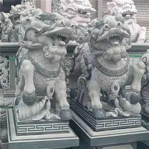福建石麒麟雕刻 青石麒麟 门口***神兽