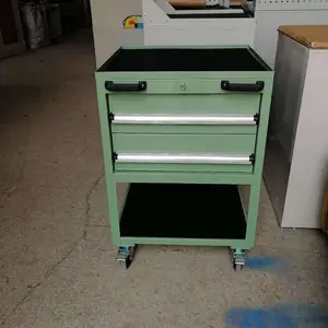 重型工具车 车间带抽屉工具柜可移动 定制非标手推车铁皮箱厂家
