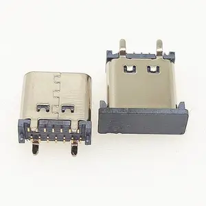 TYPE-C 14P立式母座 贴片SMD接口 短体9.3 10.0 10.5 11.5连接器