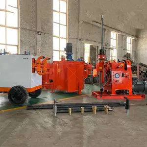 山东湛工供应隧道打孔注浆一体机 5.5KW双液注浆钻机 多角度后 退式注浆钻机