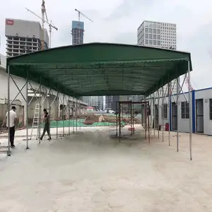 珠海香洲 大型移动仓库推拉蓬 停车遮阳棚 宵夜大排档烧烤帐篷 活动伸缩式雨棚