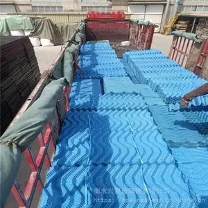 玻璃钢方形蜂窝斜管玻璃钢填料S波pvc凉水塔波纹填料