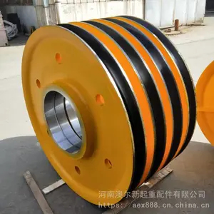 供应定制Φ690*320mm起重用轧制滑轮 抓斗用轧制滑轮