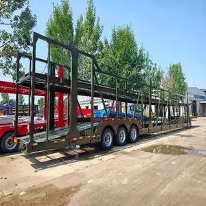10位轿运车 车辆运输半挂车 出口半挂车 低平板半挂车 大件运输
