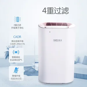 艾沃(IWO)空气净化器家用 除甲醛雾霾***除异味智能AWJ25-A02 白色