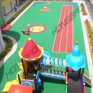 贵港儿童游乐安全跑道地板,贵港橡胶安全颗粒批发