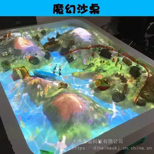 AR互动投影沙桌,地面投影沙池,互动地投沙桌体验,魔幻沙箱体验