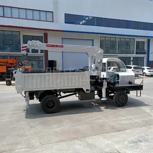 四不像液压伸缩随车吊 四驱轮式建筑吊重机 自吊自卸两头忙运输车