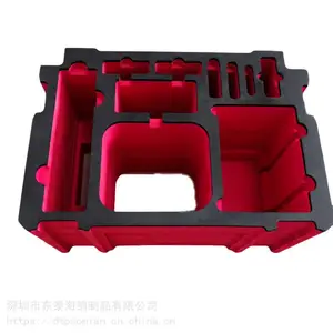 高密度eva包装盒内托 EVA内衬一体雕刻成型 开槽异形切割海绵内衬