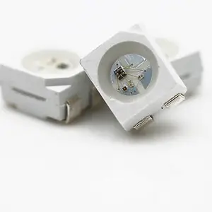 金线铜支架3528快闪慢闪RGB 发光二极管贴片LED