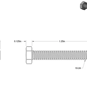 Mcmaster-carr92314A249 不锈钢六角头螺钉