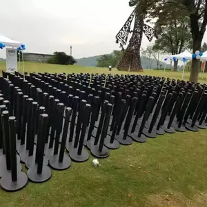 奇彩 黑色一米线租赁 商场护栏 警戒线出租出售