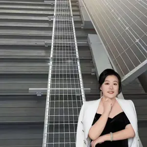 振邦热镀锌光伏检修通道踏板,专为光伏电站防腐防滑设计