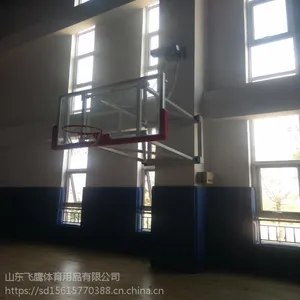 山东生产厂家直销壁挂式篮球架壁挂升降篮球架安装 篮球架市场