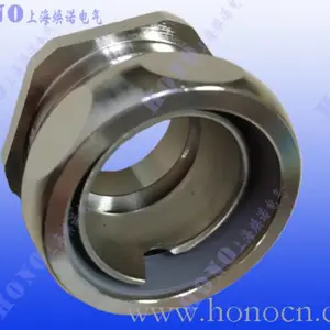 上海焕诺电气HONO欧标US系列金属软管直接头,HONO欧标US系列金属软管黄铜镀镍直接头